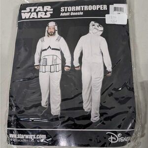 Star Wars Stormtrooper Adult Unisex Costume Fleece - White Size S/M